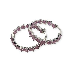 Crystal Heart Earrings